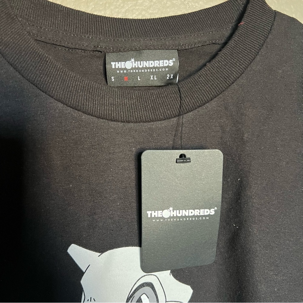The Hundreds x Pokemon Cubone Black Long Sleeve with White Graphic - Picture 4 of 6